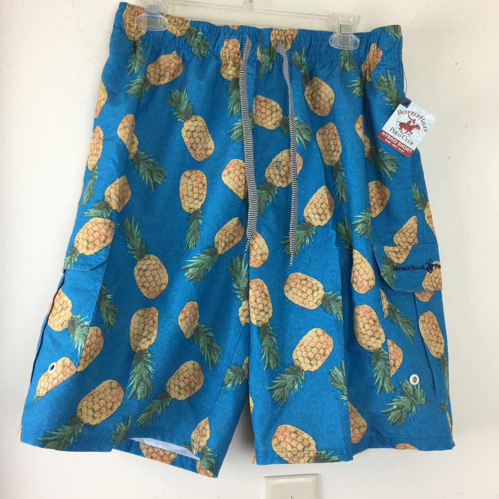 Beverly Hills Polo Club  Hybrid Short Swim Trunks